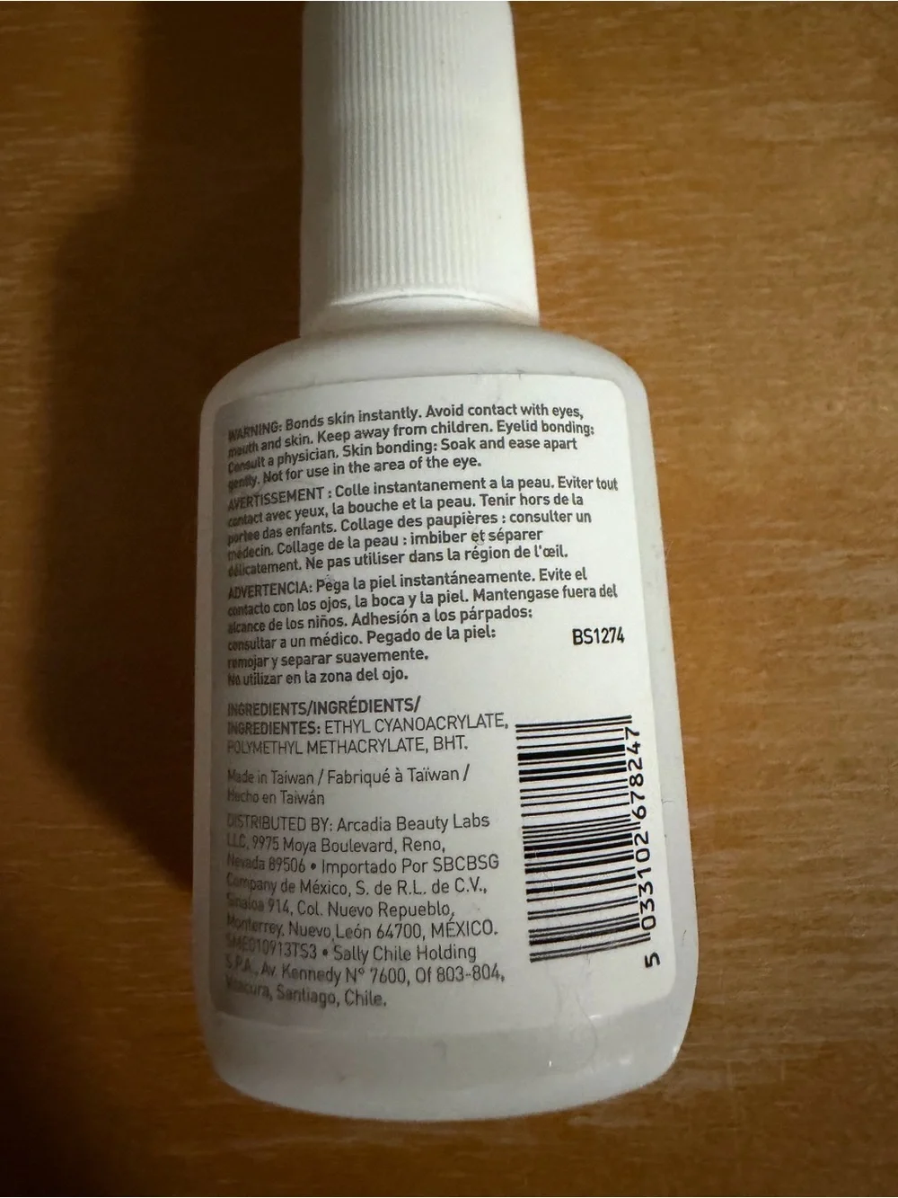 Two beauty secrets nail glue